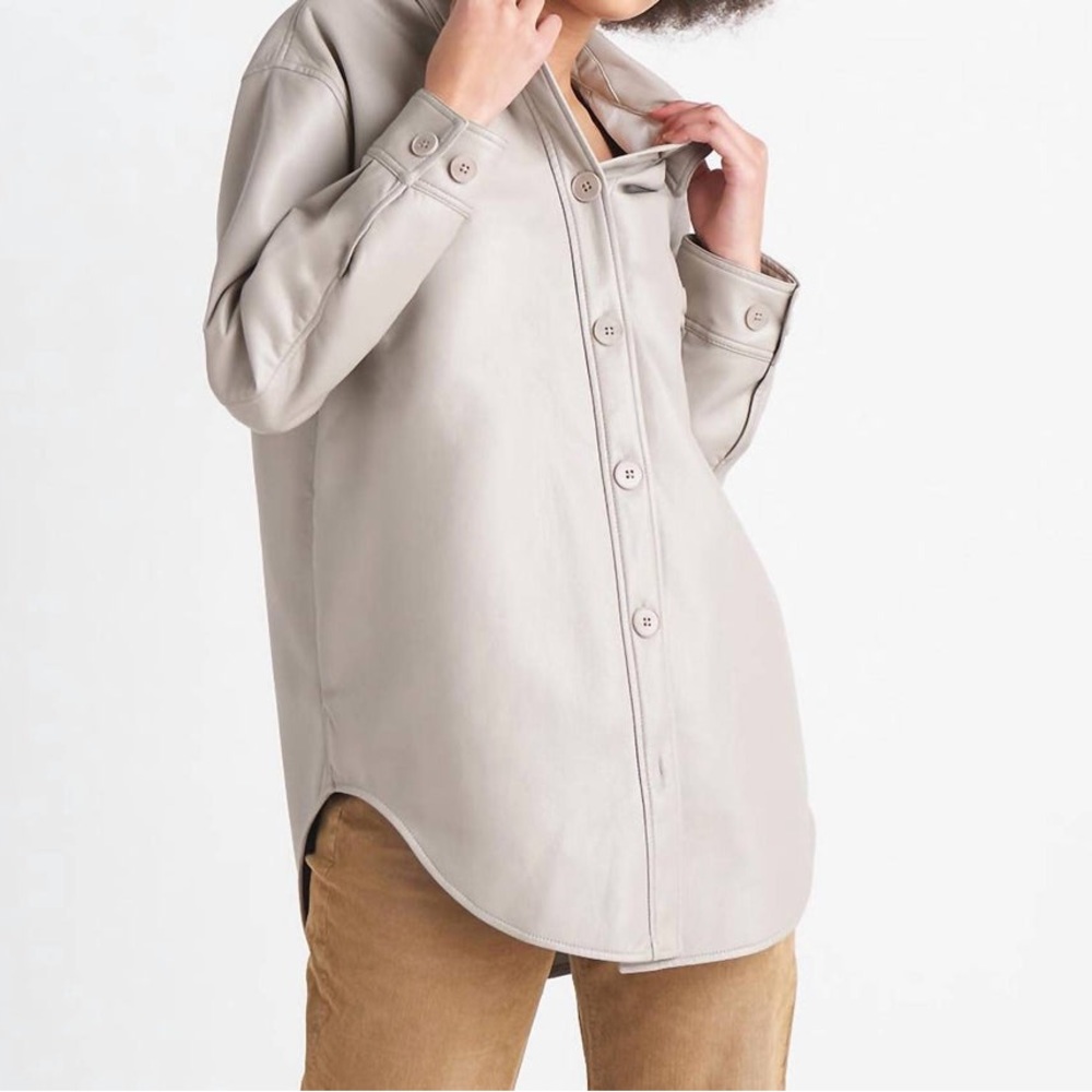 Dex Faux Leather Shirt